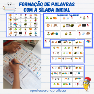 Sílaba inicial e formação de palavras com desenhos