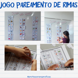 Pareamento de Rimas - Quadro e atividade