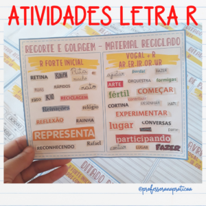Atividades letra R - Recorte e colagem