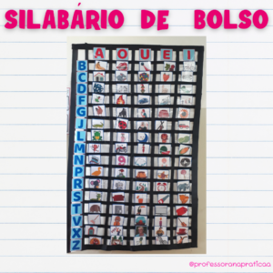 Silabário de bolso e silabário ilustrado