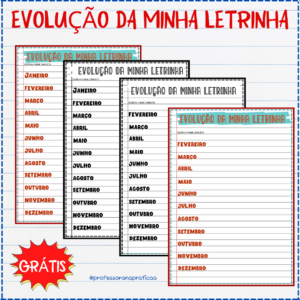 Evolução da minha letrinha