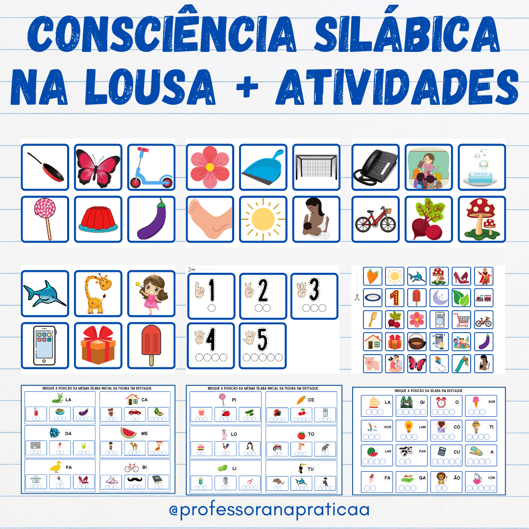Consciência Silábica - Patrícia da Silva - Professora na pratica