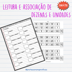 Leitura e associação de dezenas e unidades
