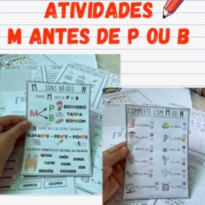 M antes de P ou B