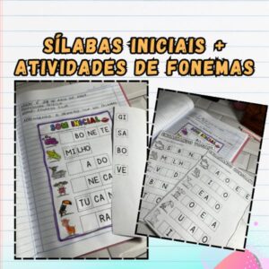 Sílaba inicial + atividades de consciência fonêmica.
