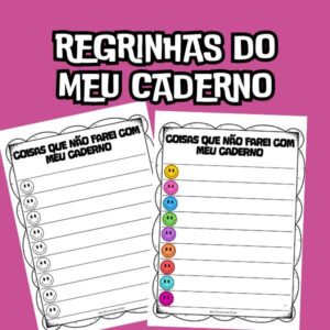 Regrinhas de caderno