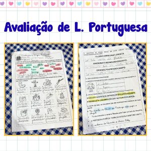 Folder Explicativo e Avaliação de Português setembro
