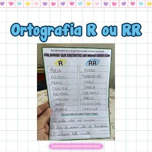 Palavras que encontrei na minha casa com R e RR