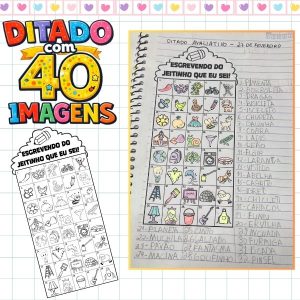 Ditado com 40 Imagens