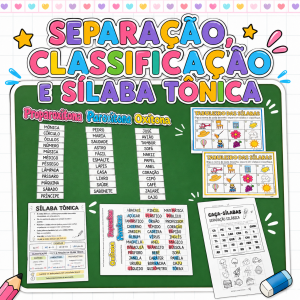 Separação, classificação e sílaba tônica