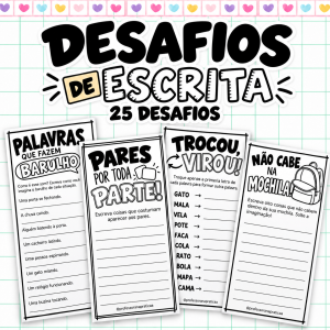 25 Desafios de escrita